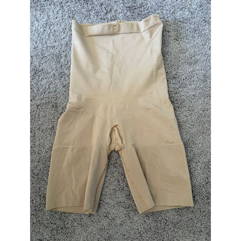 SPANX High Waist Mid Thigh Shape Wear Nude Size XL